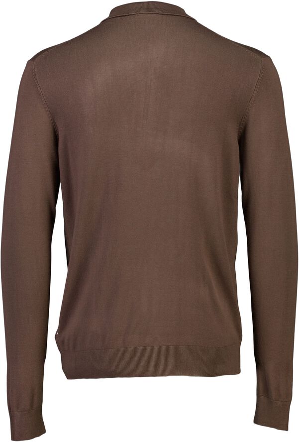 Ecovero L/S zip polo