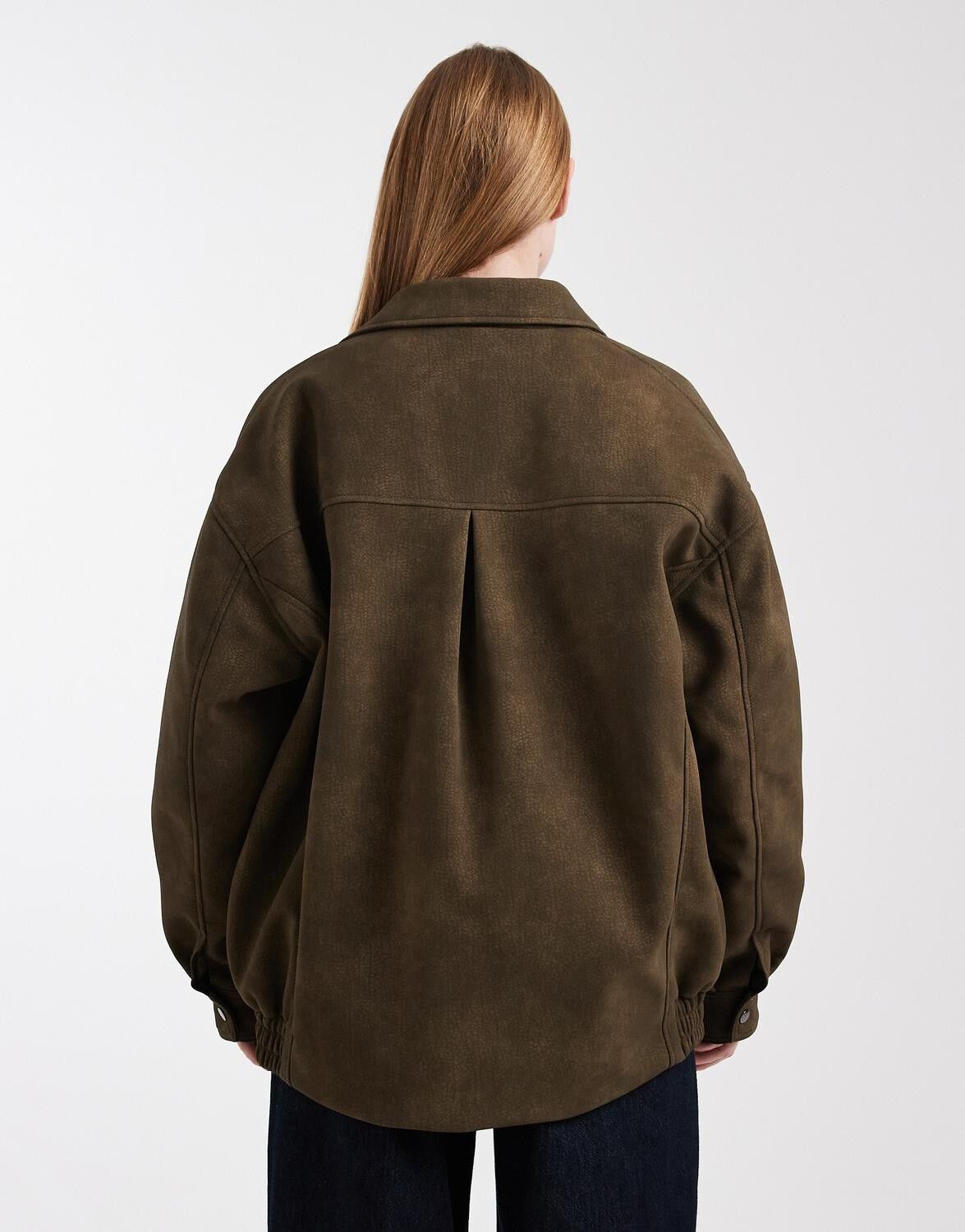 Tstilde Coated Bomber Jacket Otw