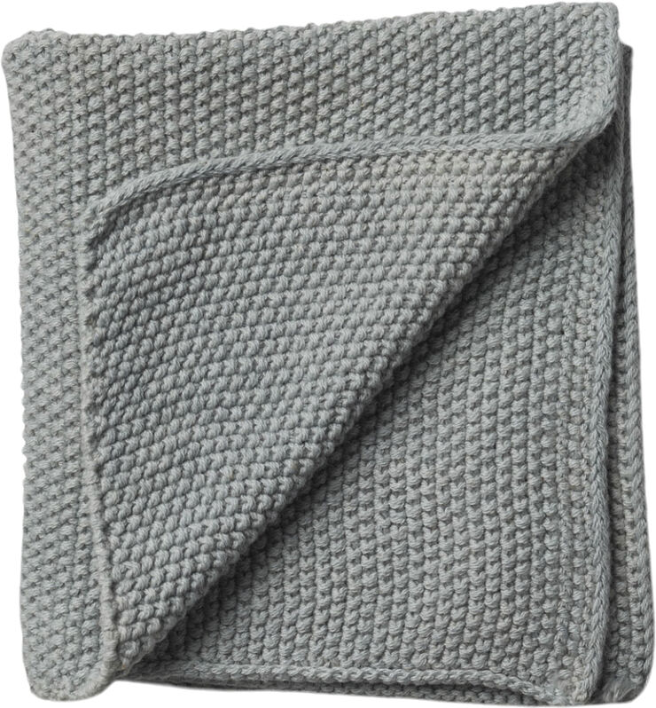 Knitted dishcloth Stone