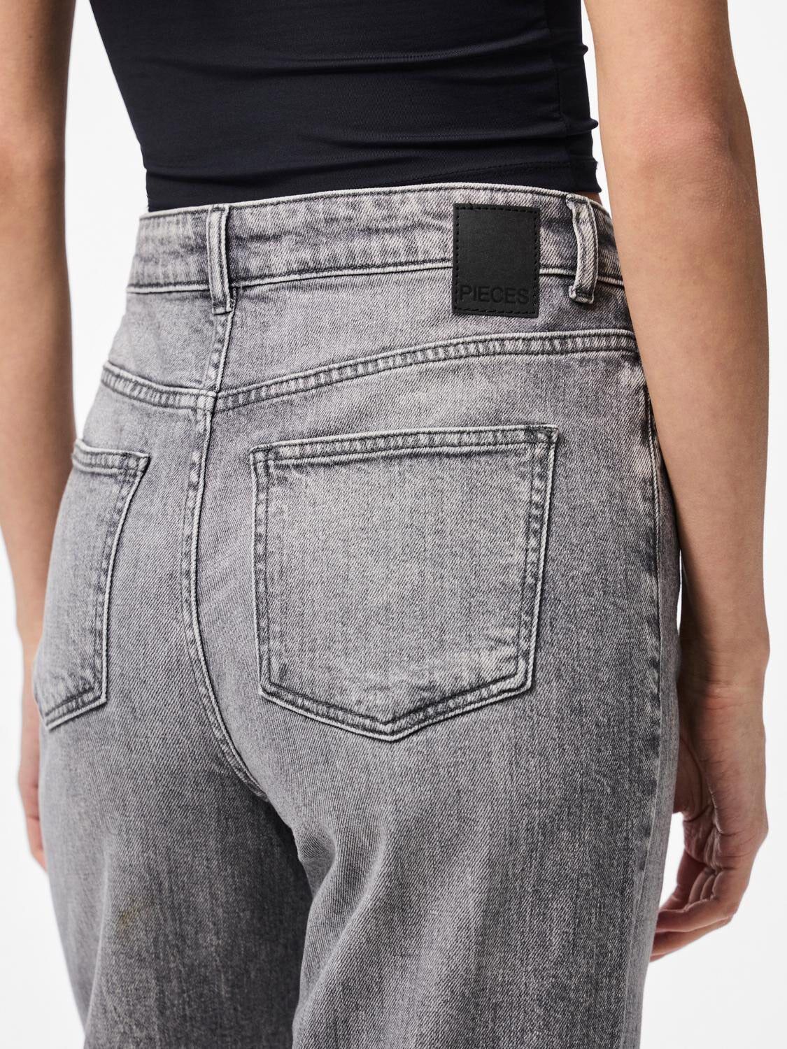 Pcsilke Mw Wide Jeans Mg Noos Bc