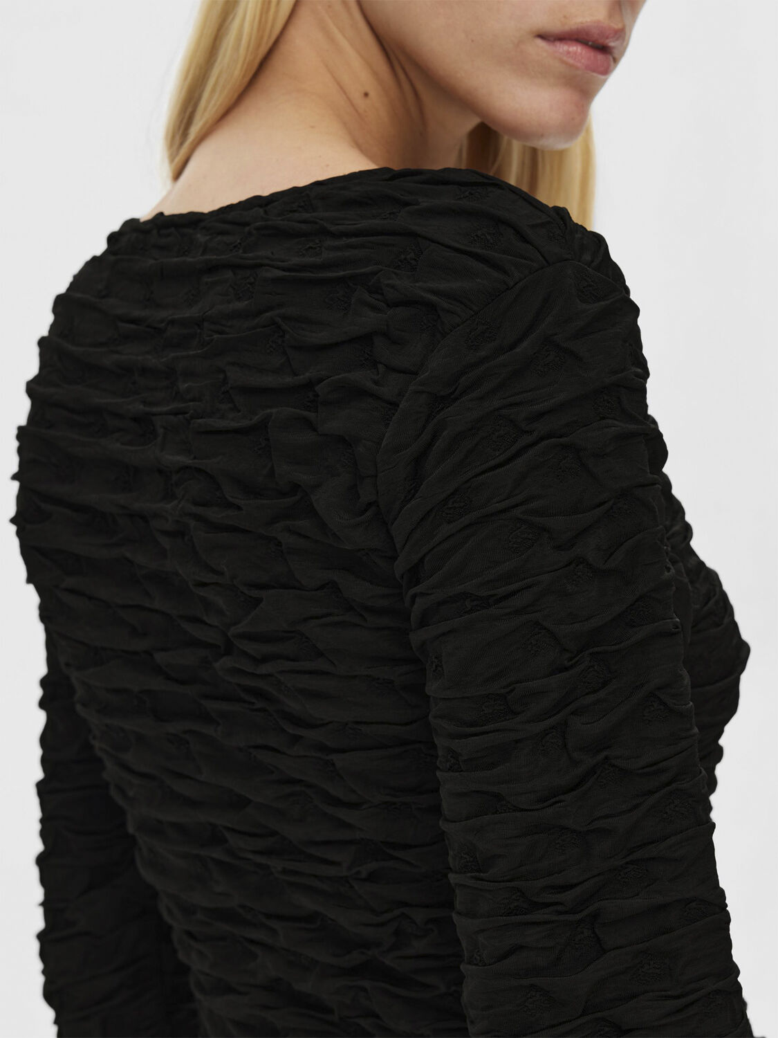 SLFLISETTE LS O-NECK MIDI DRESS EX