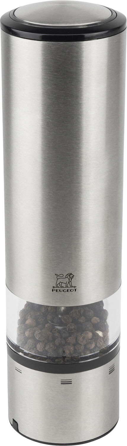 Peberkv&aelig;rn elektrisk Elis uS 20 cm Mat st&aring;l/Klar