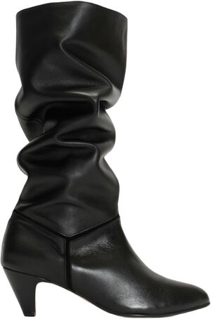 Jasmina 50 stiletto Soft calf & suede leather