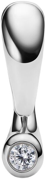 Mermaid Pool Huggie Silver