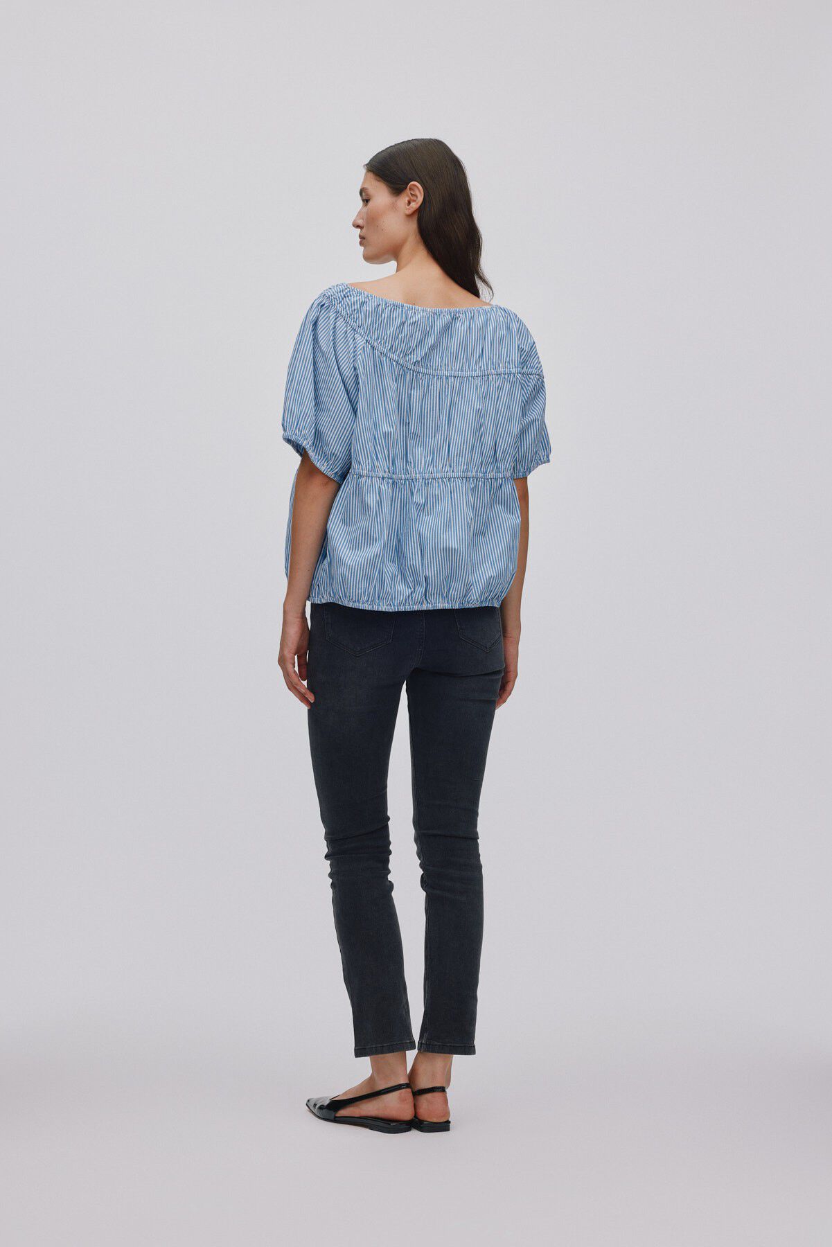 Quilt stripe elasticated top - Lott