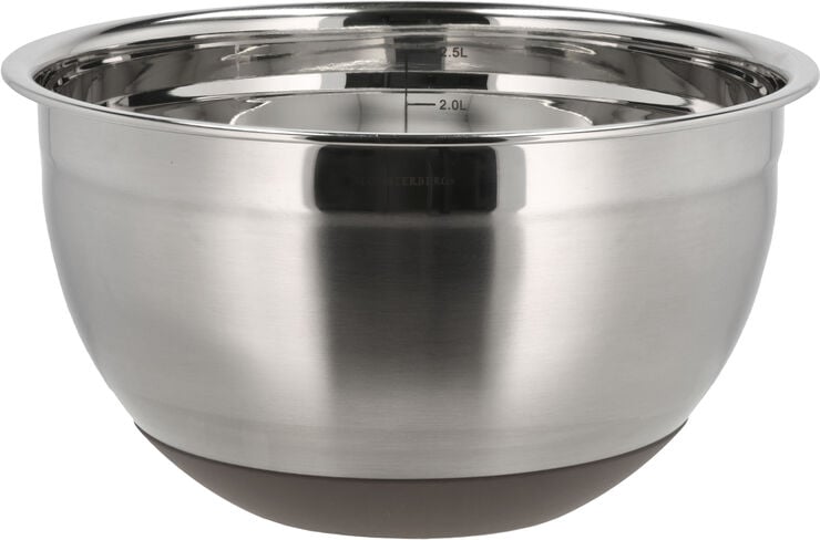 Miksebolle m. silikonbunn 3 liter Latte