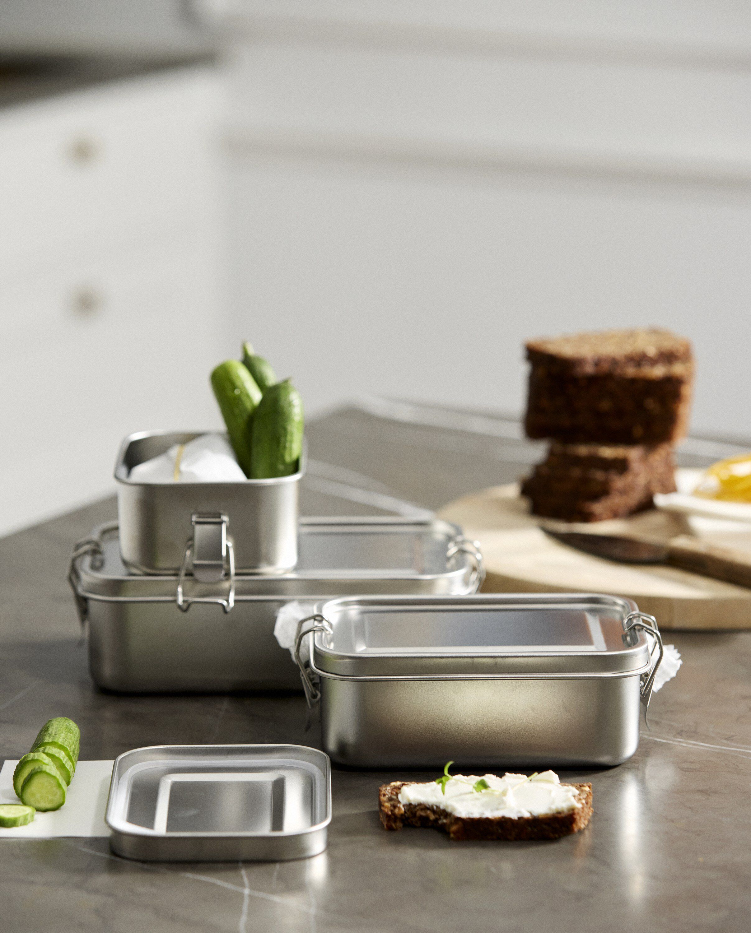 RUMEX lunch box, square, L - 1400 ml