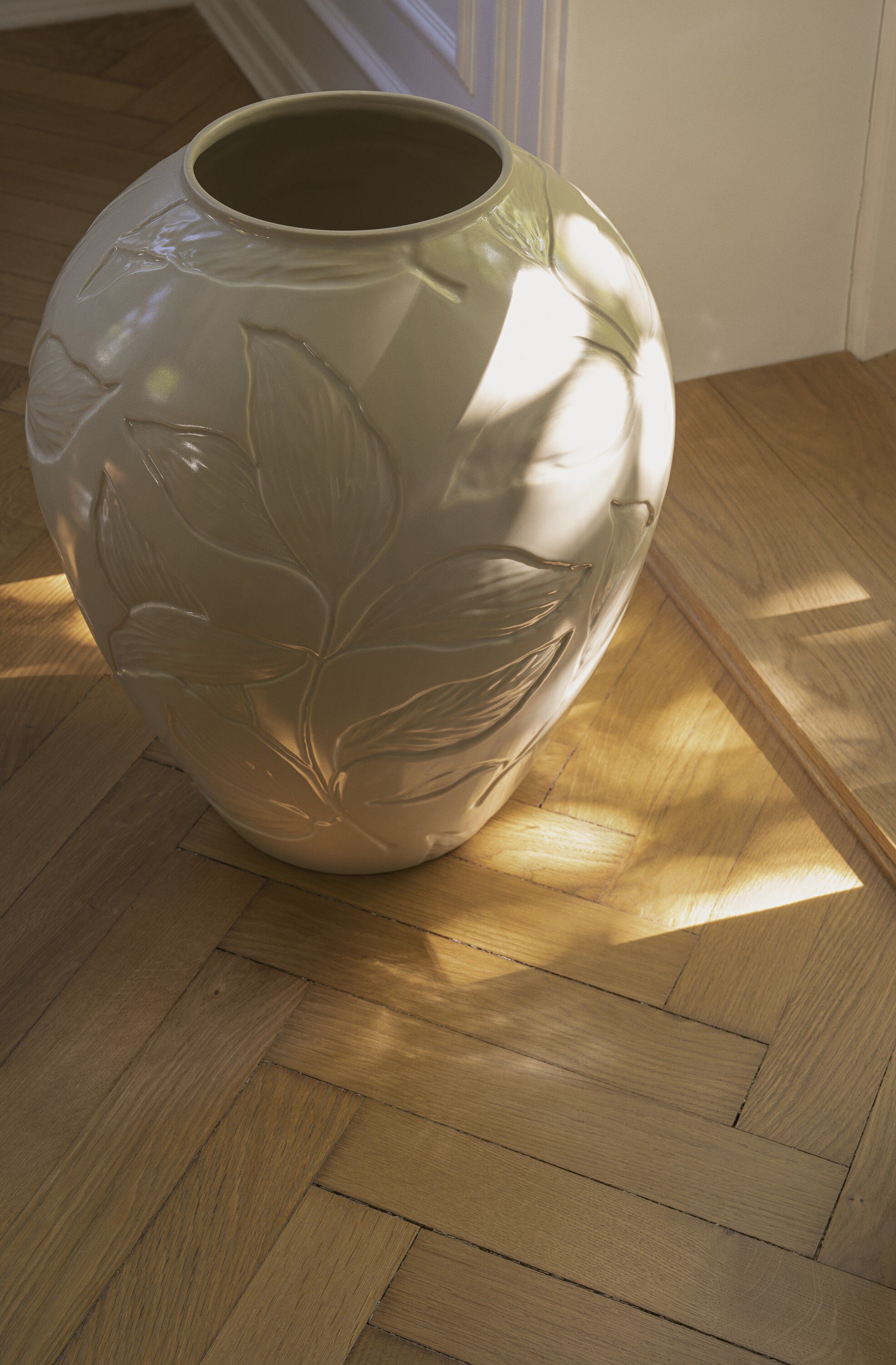 Florita GLAZED Sandstone, H 45 cm, Vase
