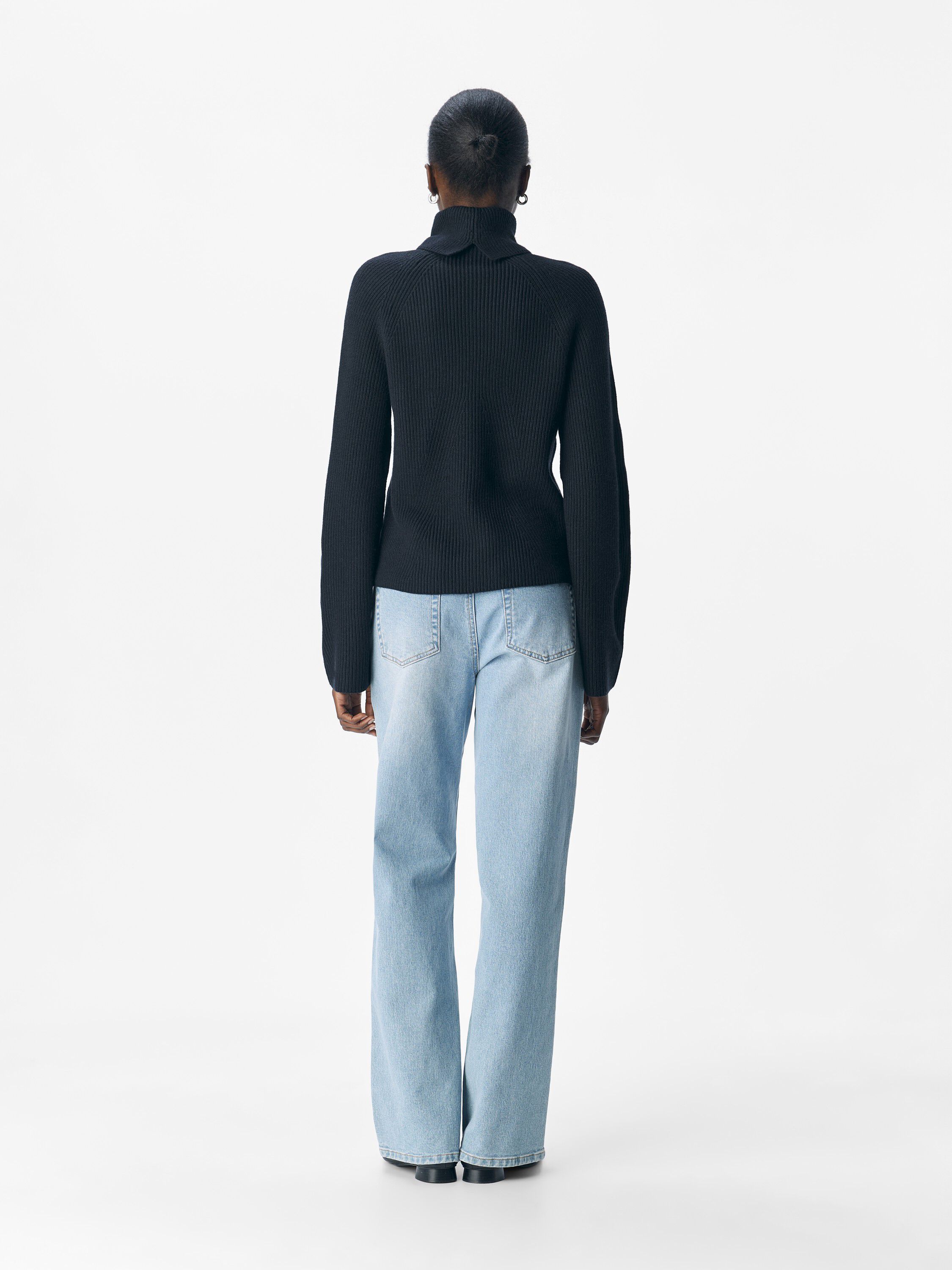 Objviola Ls Lo Rollneck Knit Noos