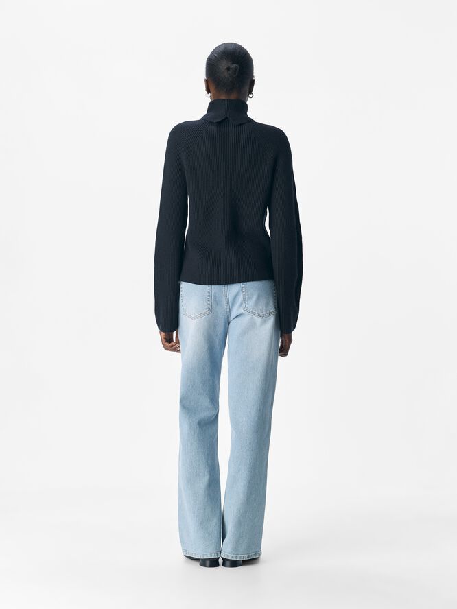 OBJVIOLA LS LO ROLLNECK KNIT NOOS