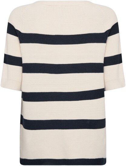 SC-KANITA STRIPE 19 Pullover Creme