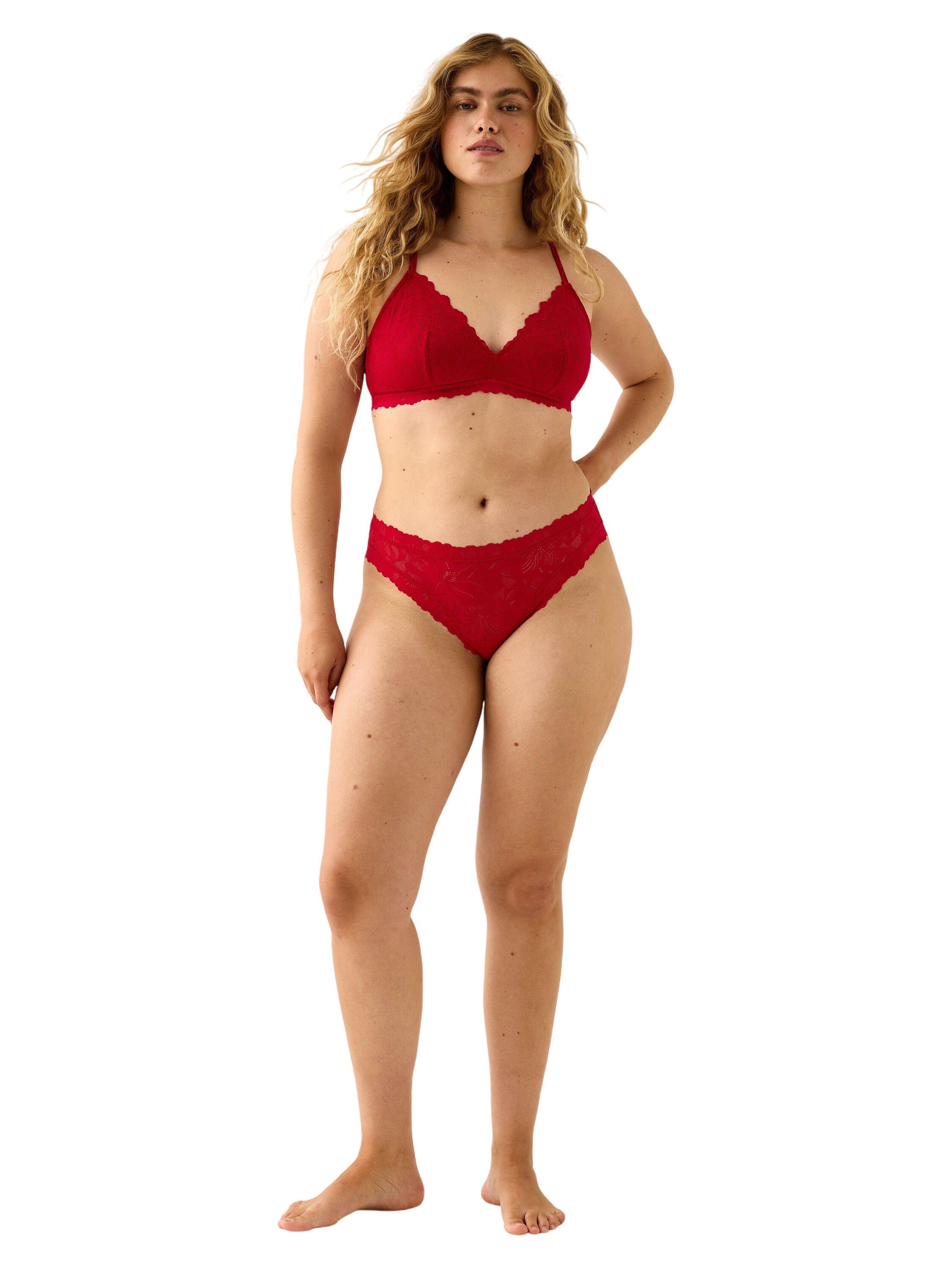 Brazilian trusser i bl&oslash;d og behagel