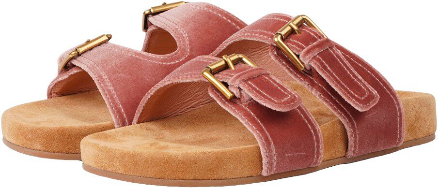 DONORI - ADJUSTABLE SOFT VELVET / SUEDE SANDAL