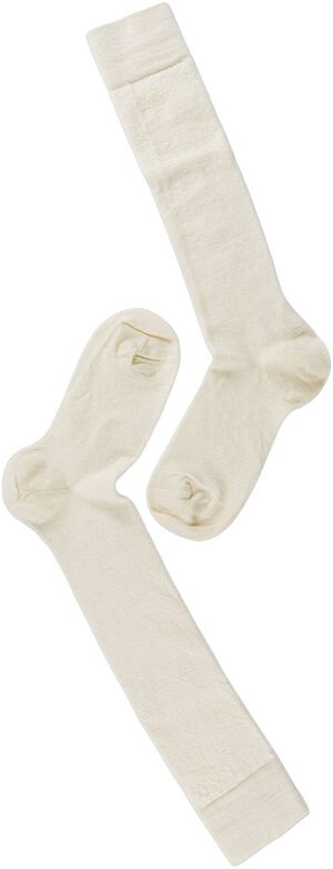 Note Flat Knit Wool Knee High