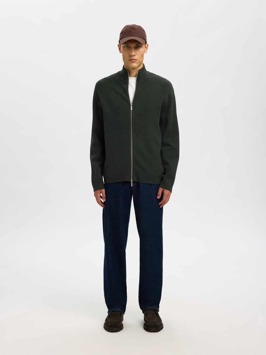 Slhteller Fn Zip Cardigan Noos