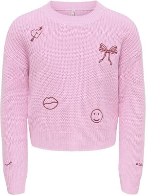 KOGJUSTY LS PATTERN PULLOVER KNT