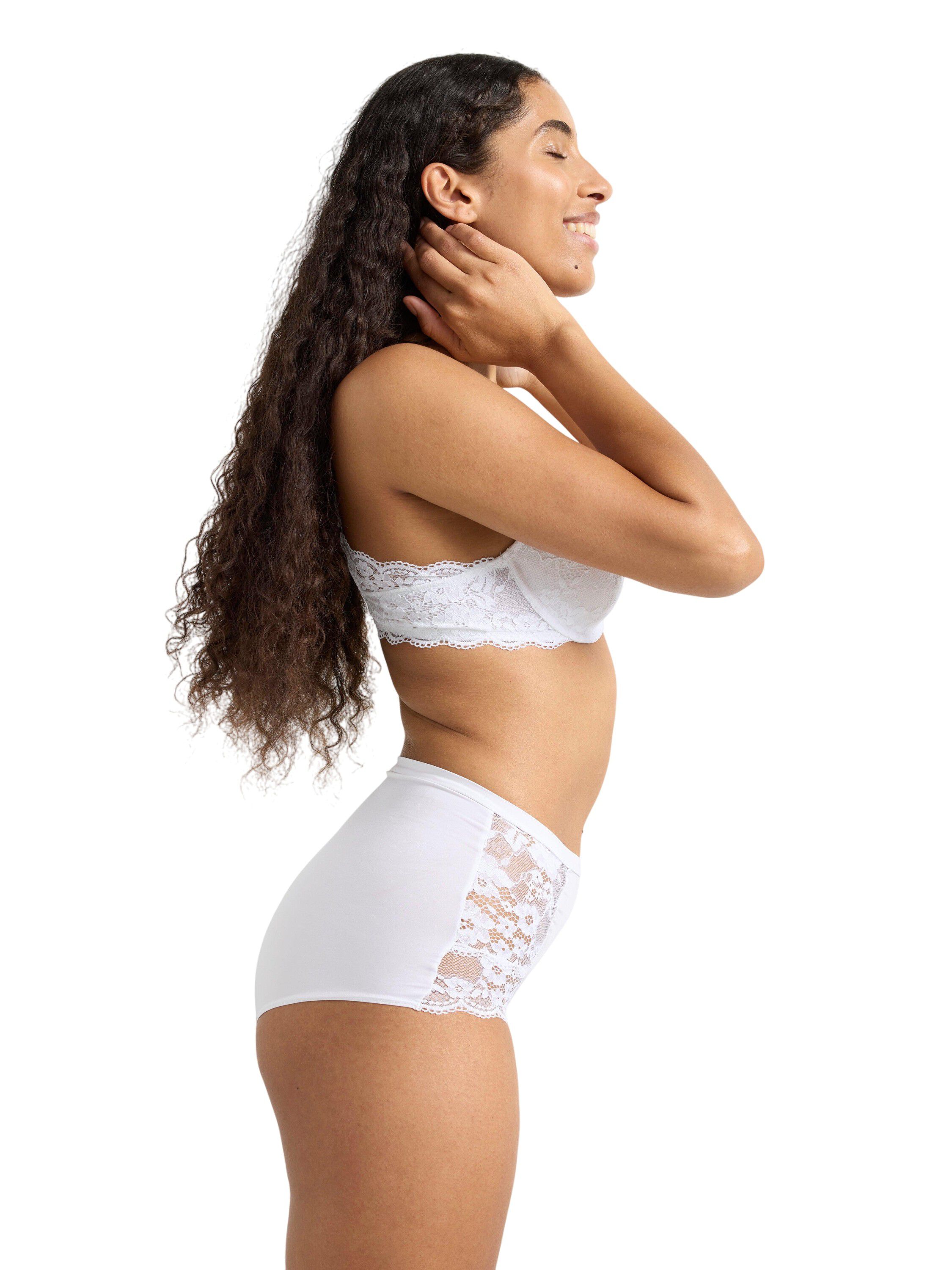 Myke truser med h&oslash;y midje