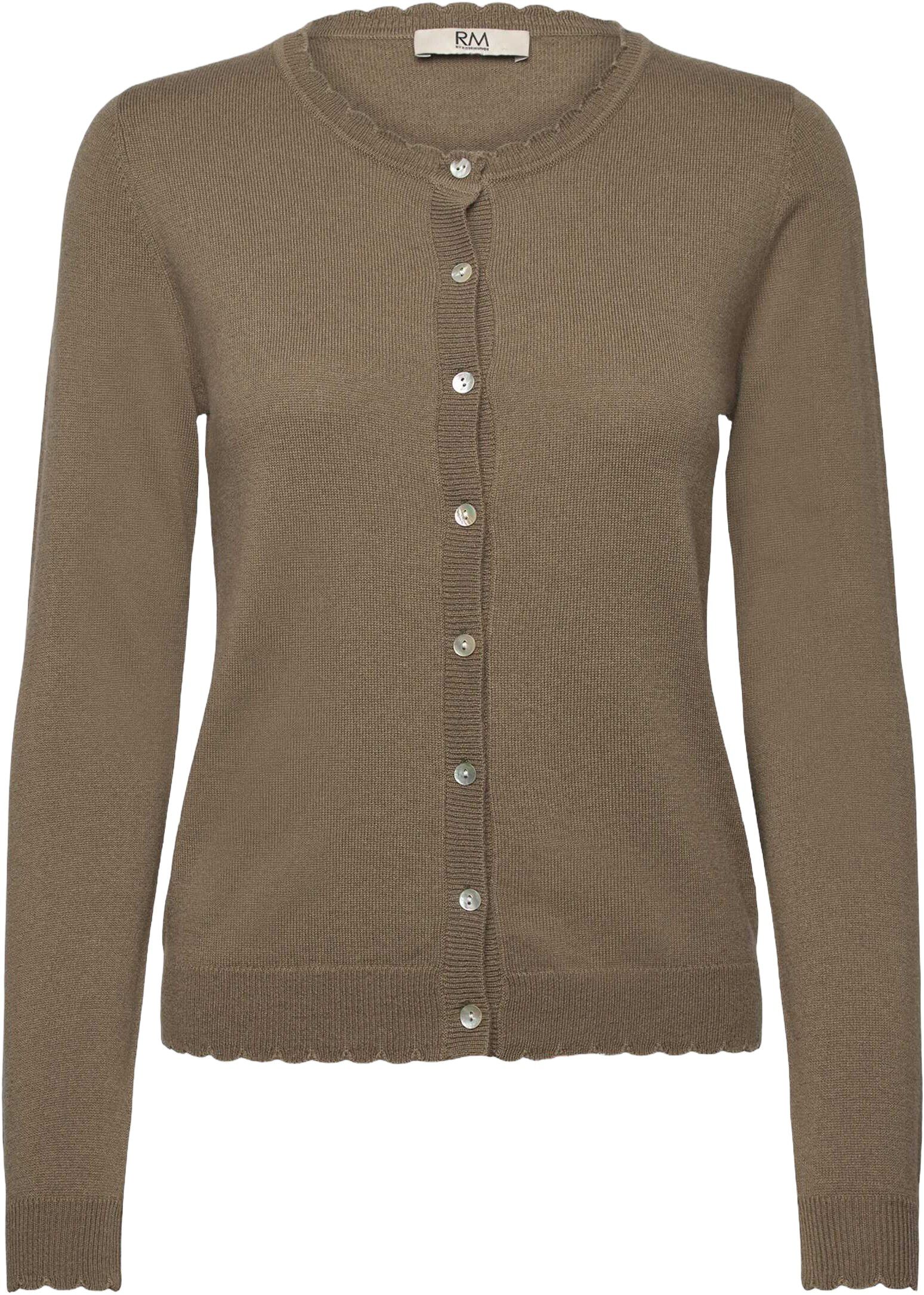 RMWSofia Wool LS Scallop Edge Short Cardigan