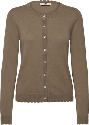 RMWSofia Wool LS Scallop Edge Short Cardigan