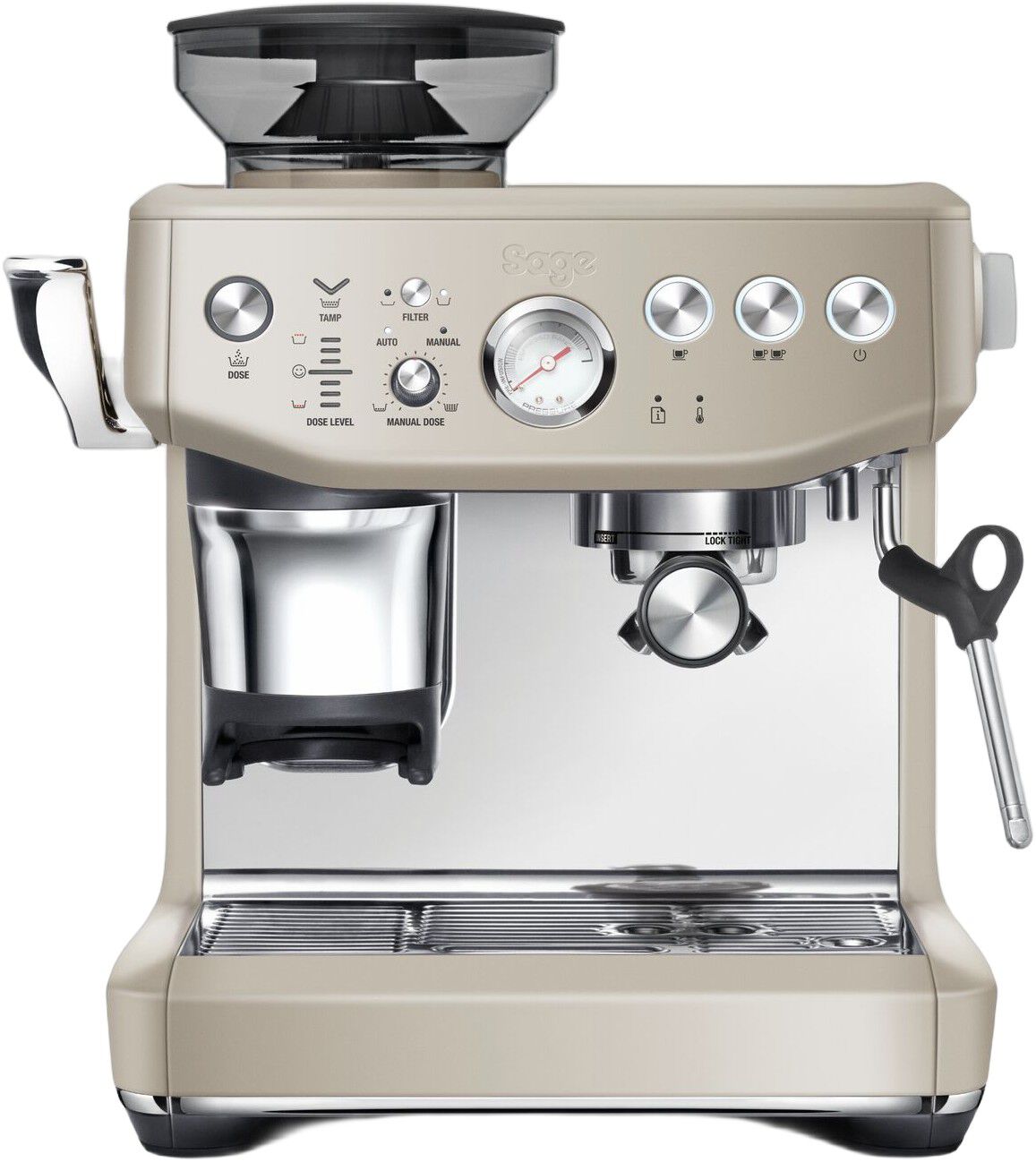 Sage SES876ALM Barista Express Impress Espresso machine Almo