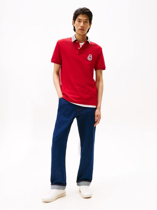 HERRINBONE COLLAR REG POLO