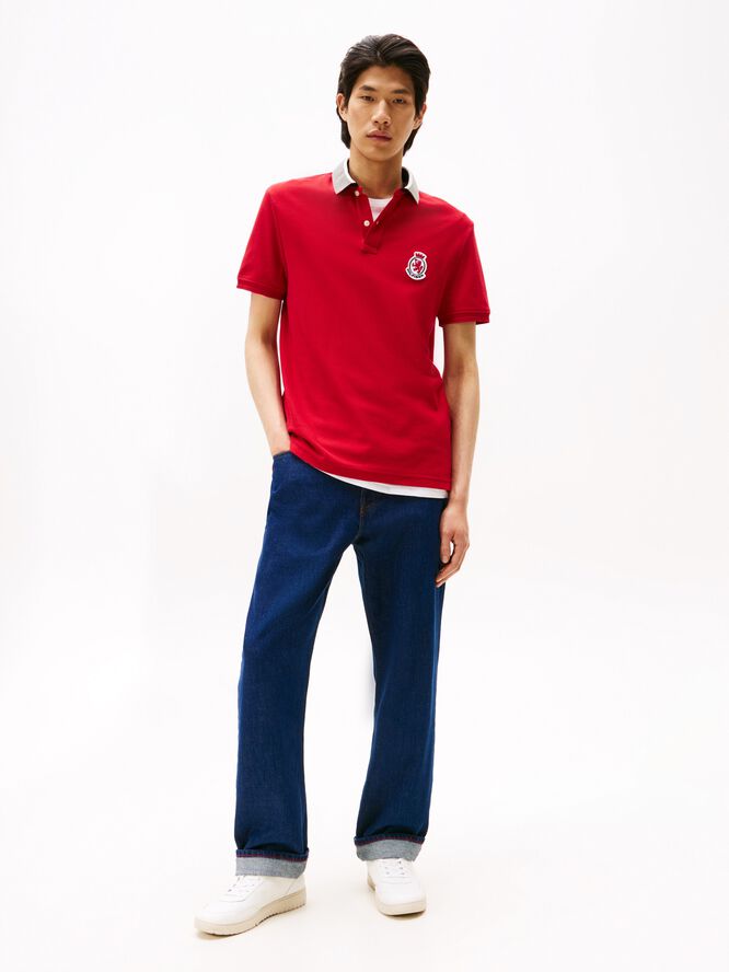 HERRINBONE COLLAR REG POLO