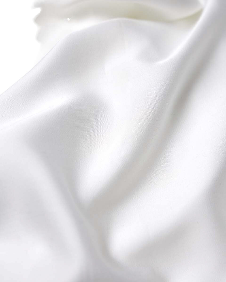 Silky Bamboo Pillowcase, Pearl White 60x63/70cm