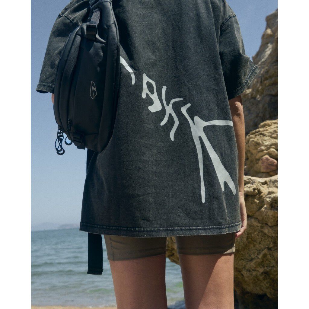 Liquid Boxy Tee Faded Black
