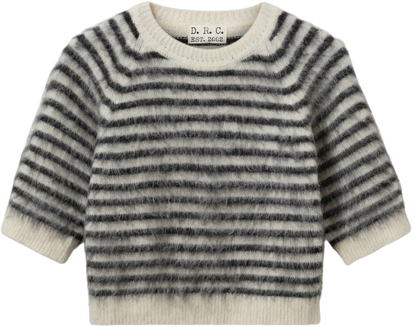 Kortermet strikkegenser