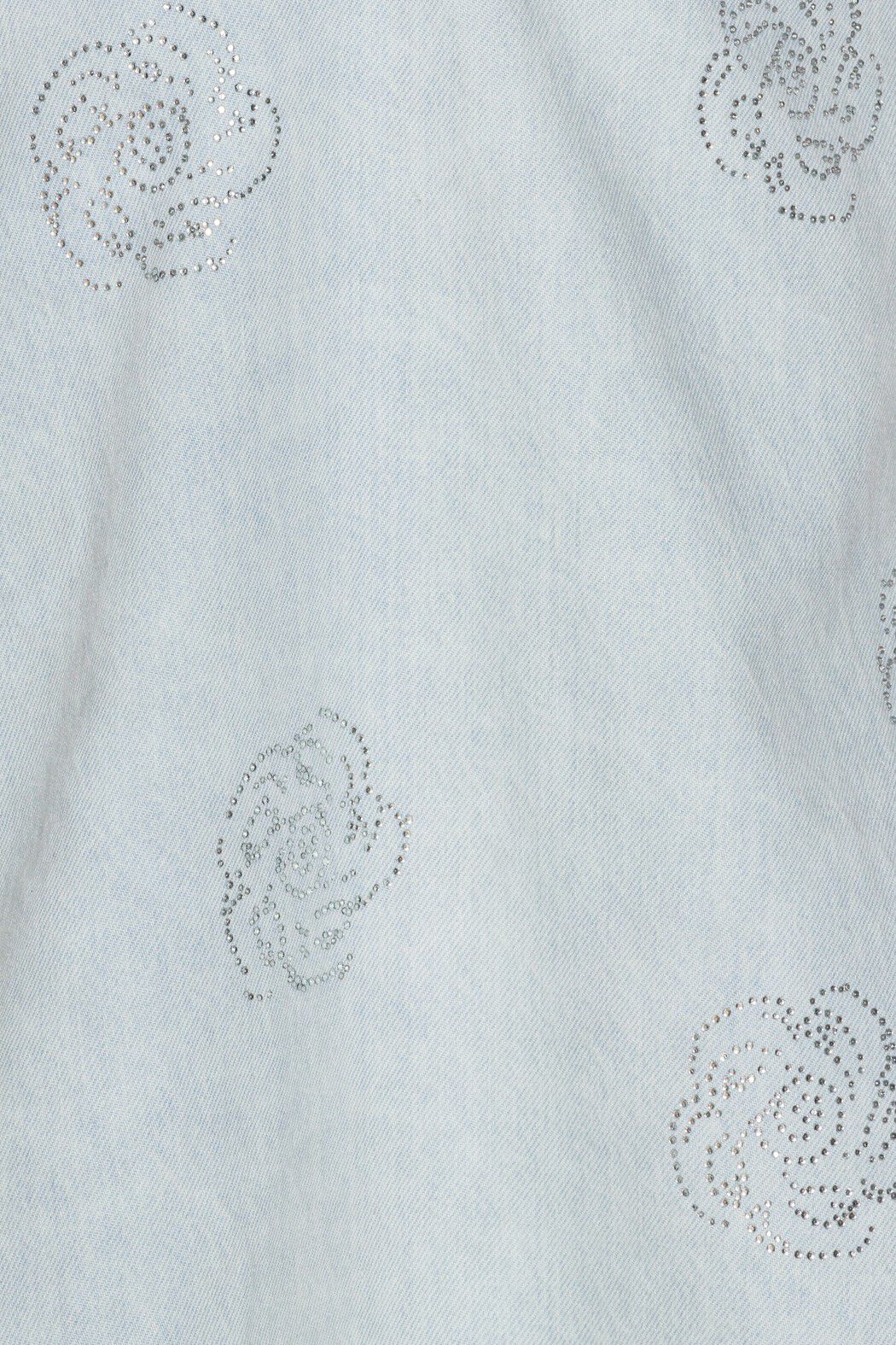 DENIM STUD MINI DRESS