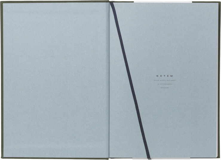 Hardcover notesbog, Medium, Grøn