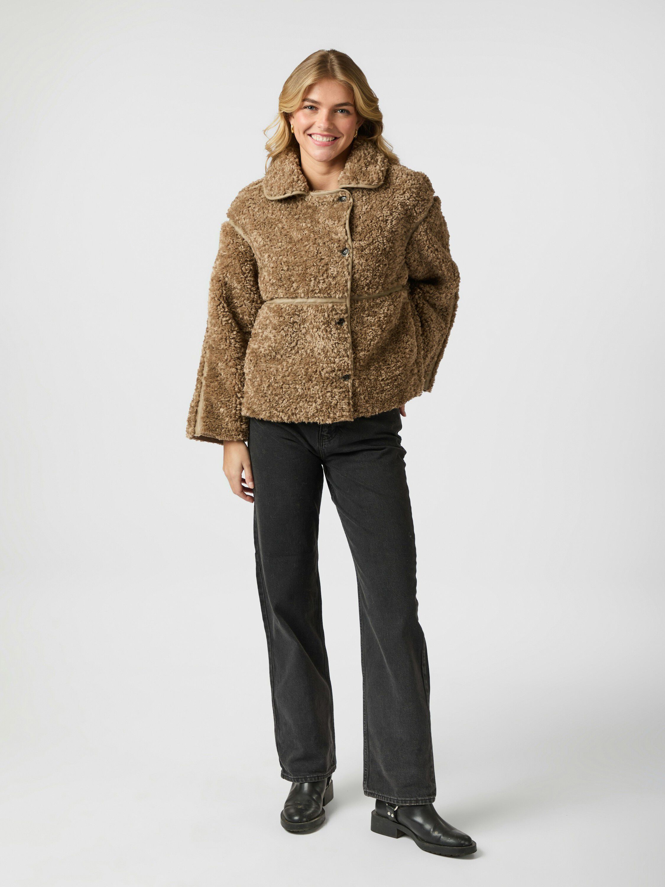 Castor Faux Fur Jacket