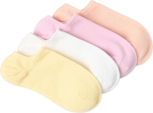 Sock low ankle 4 p pastel colo