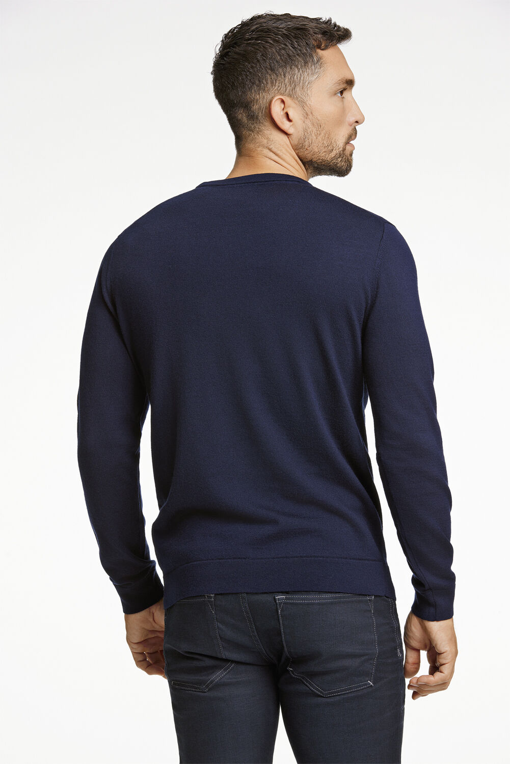 100 % merino crew neck knit