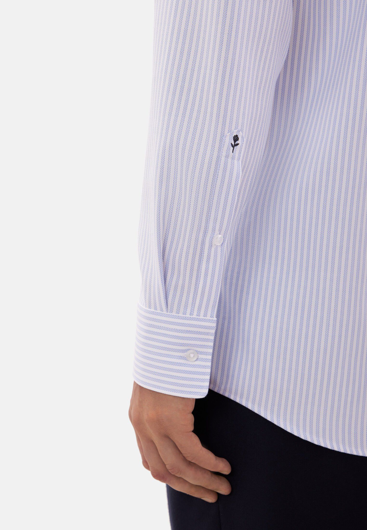 Business shirt Regular 1/1 Shark Collar Stripes