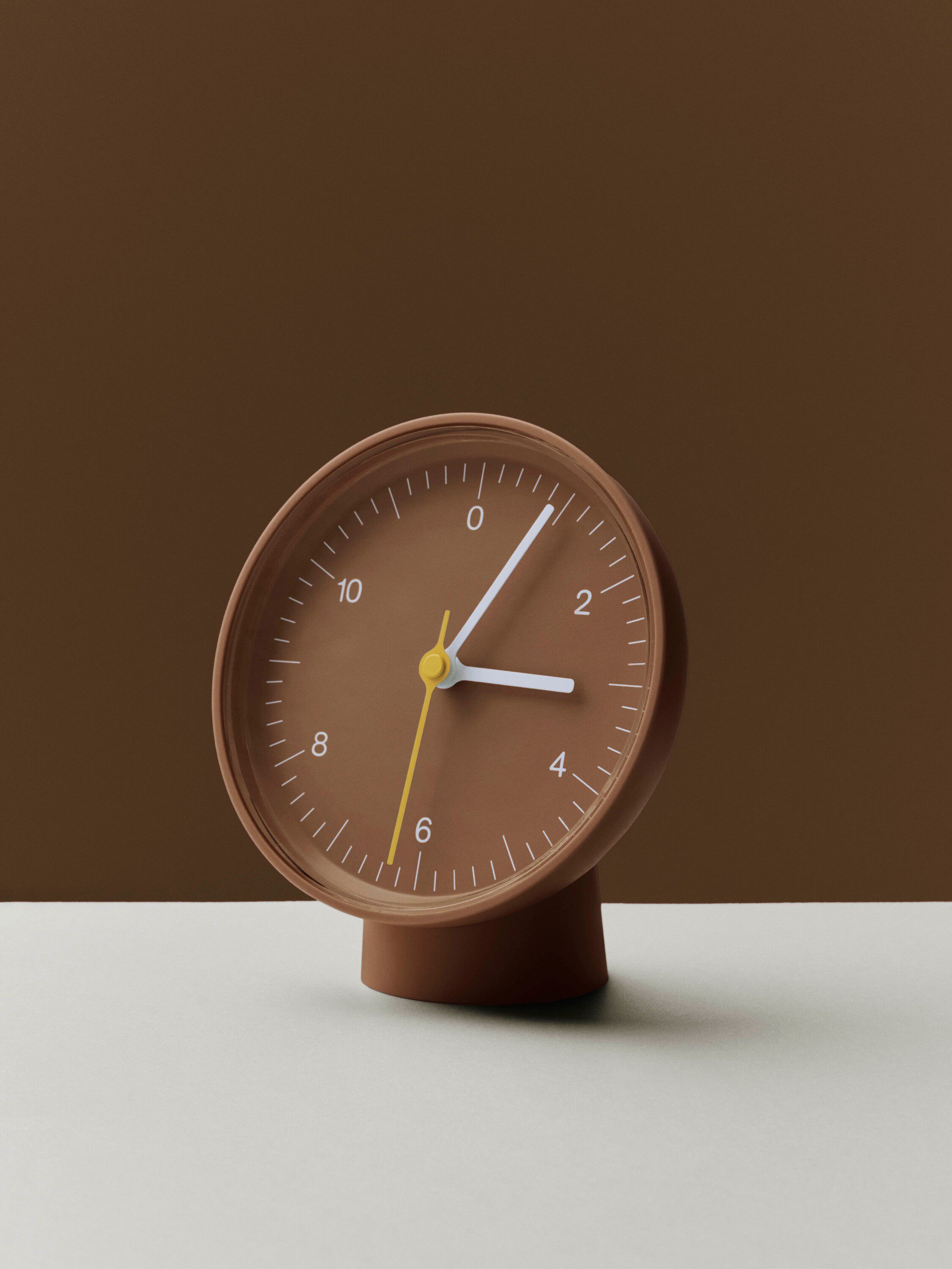 Table Clock Recycled-Brown