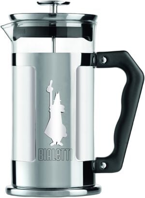 Stemplekande Preziosa, 3 kop Stål Bialetti