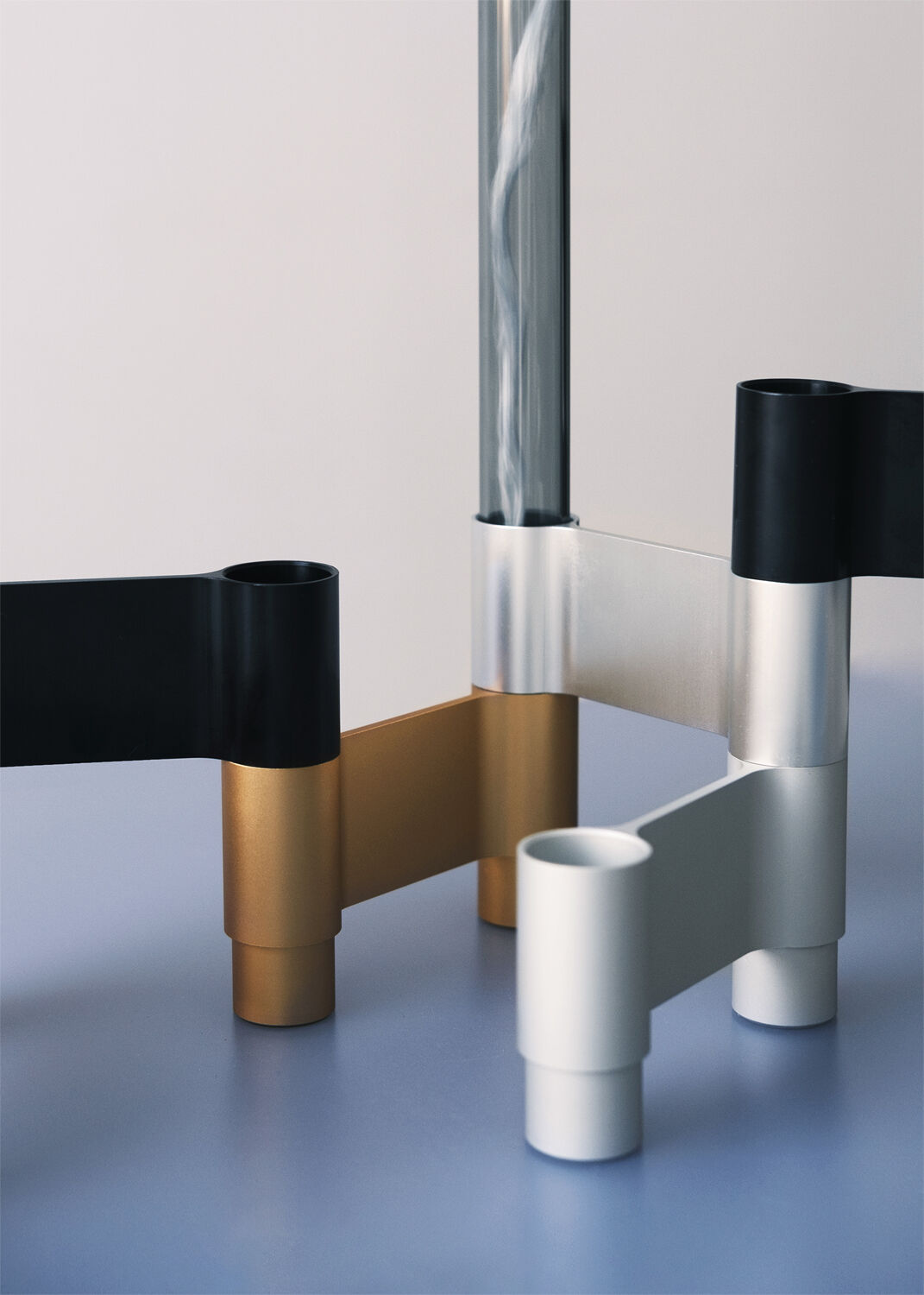 LINK, CANDLE HOLDER, POLISHED ALUMINIUM, 11060P