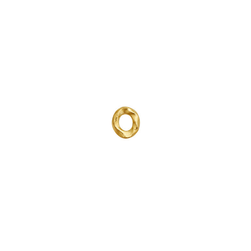 O Alphabet Single Earring