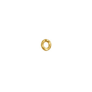 O Alphabet Single Earring