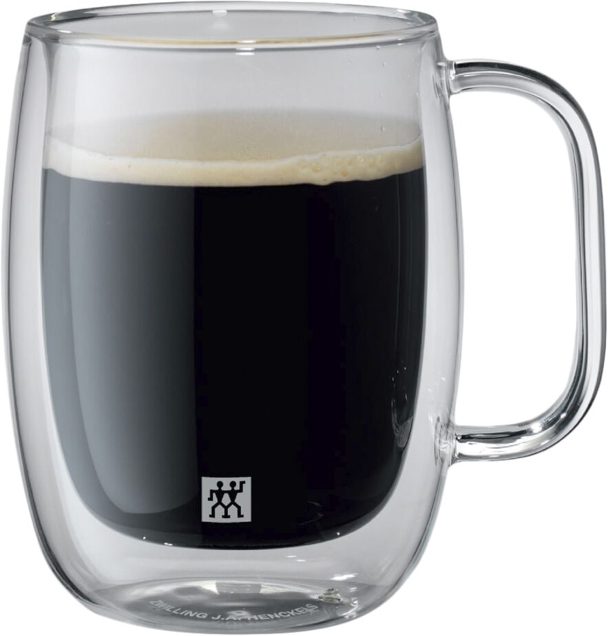 Sorrento Plus Kaffeglas s&aelig;t, 2 stk