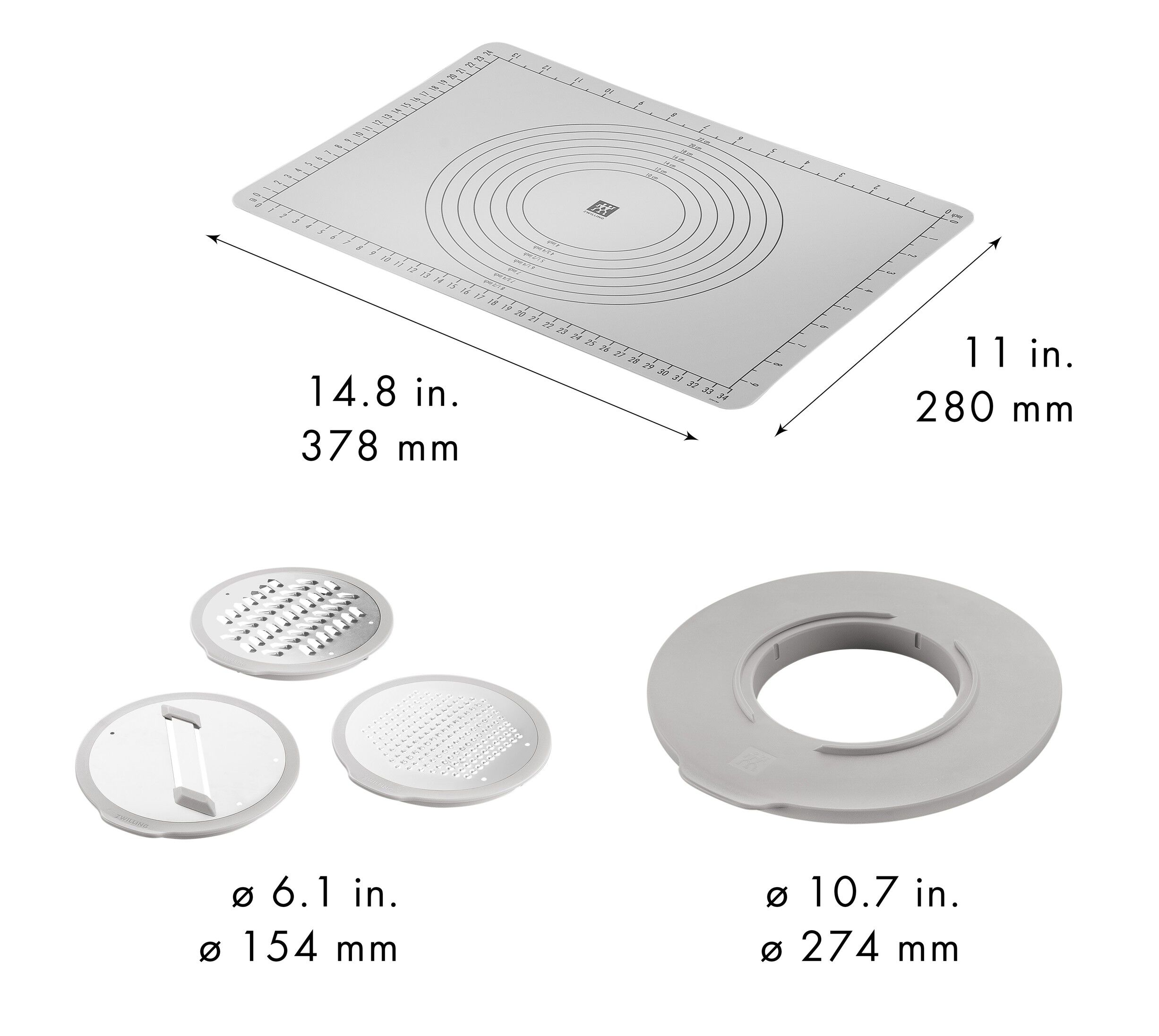 Fresh & Save BOWLS Tilbeh&oslash;rs s&aelig;t, S/M/L / 5-dele