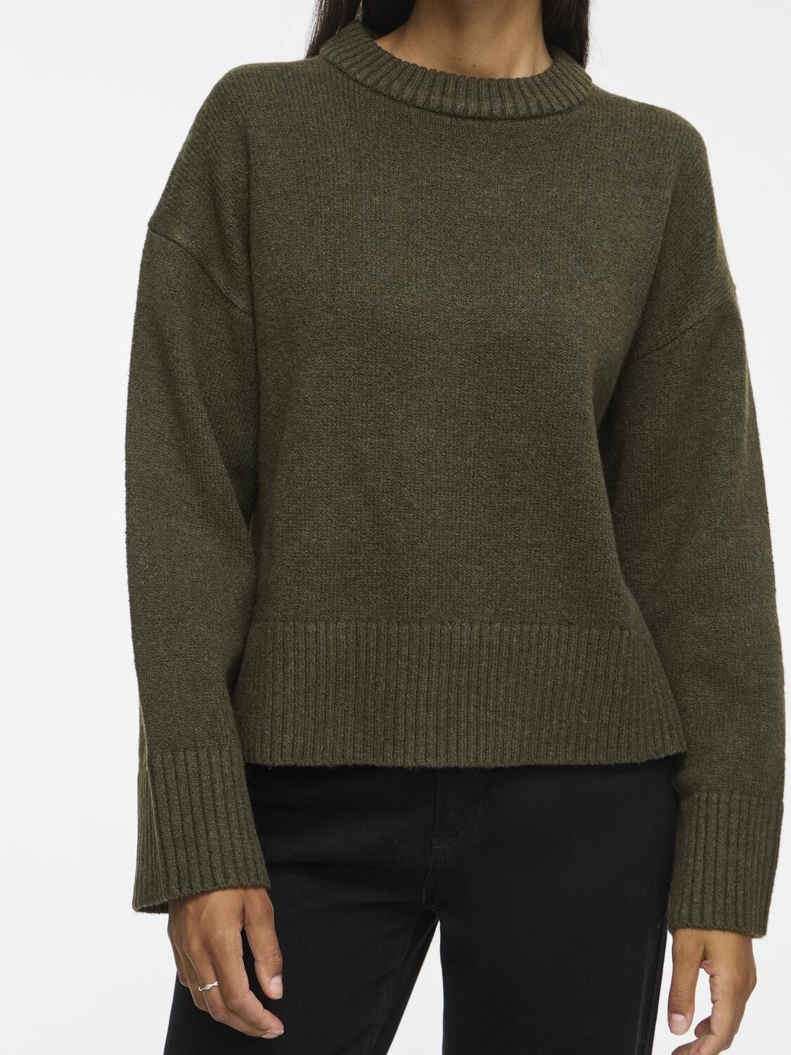 Visia L/S O-Neck Knit Pullover