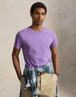 Custom Slim Fit Jersey Crewneck T-Shirt