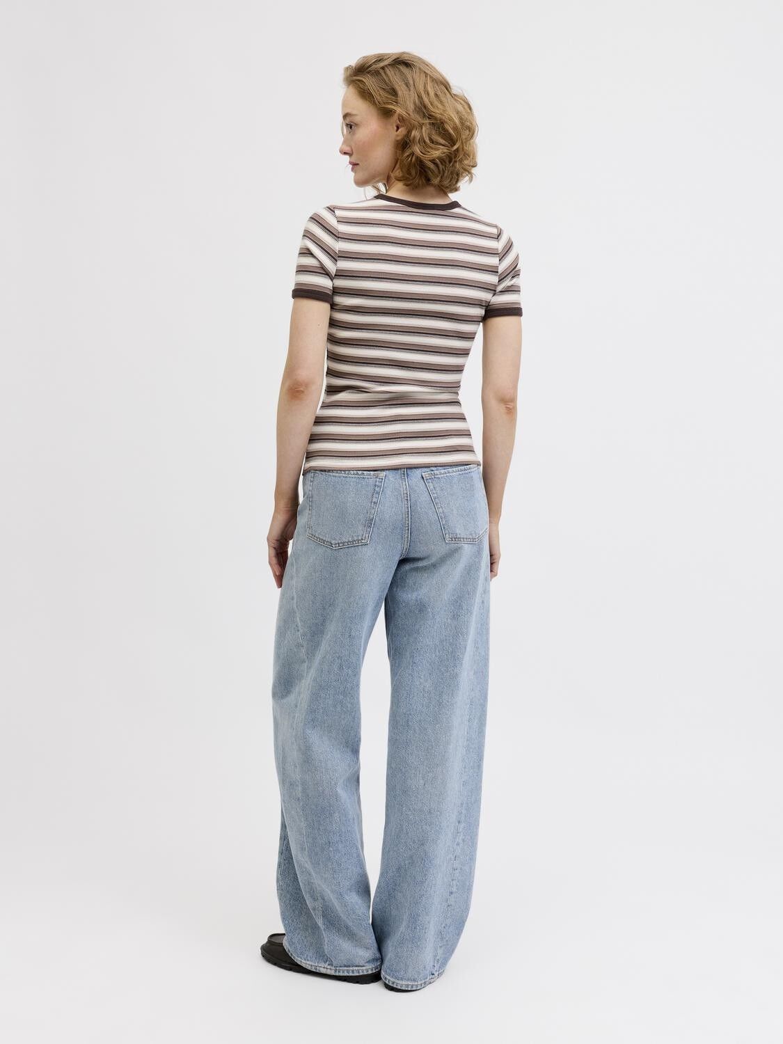 JXFRANKIE STR SS STRIPE TEE JRS