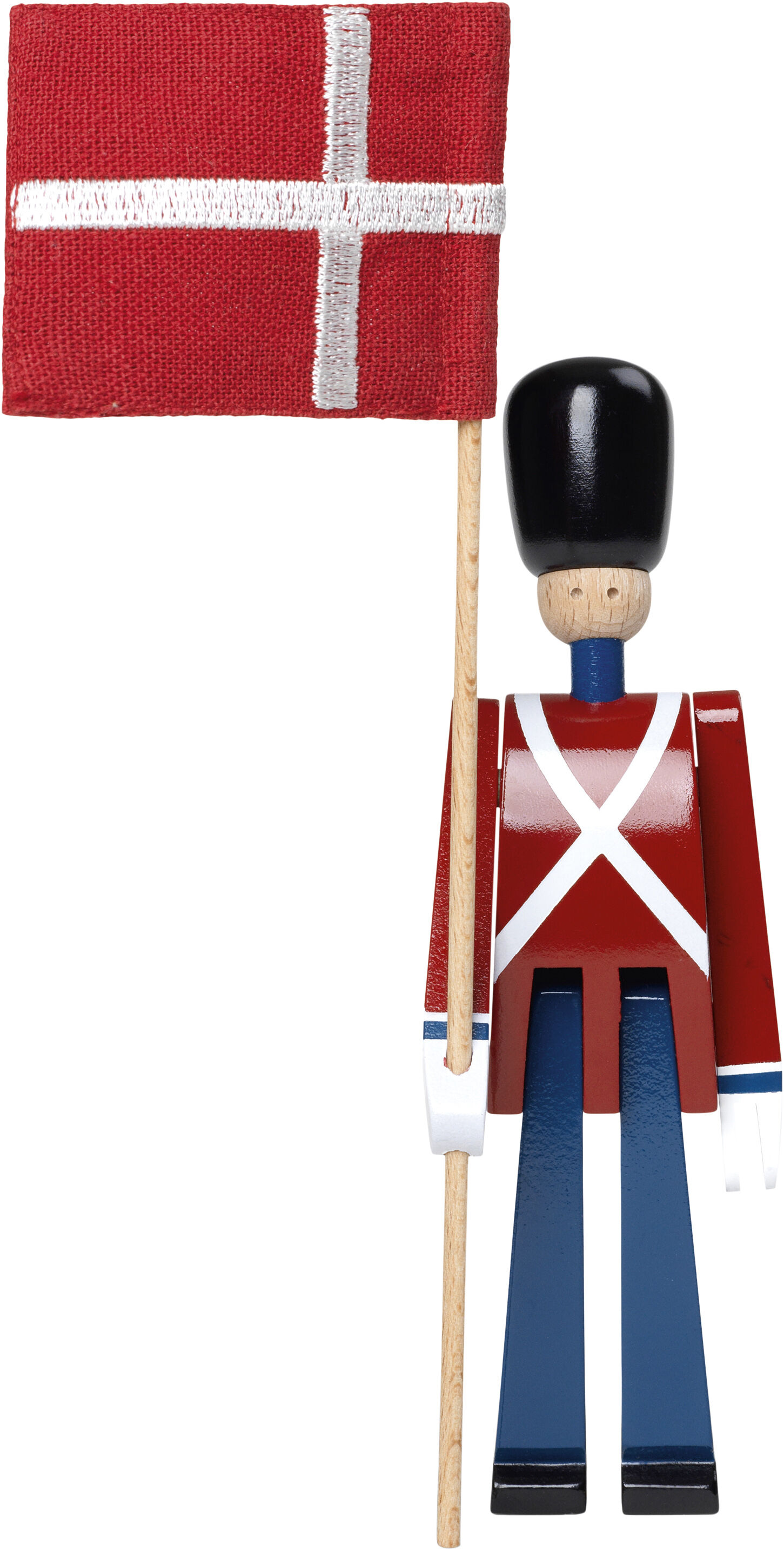 Faneb&aelig;rer mini r&oslash;d/bl&aring;/hvid