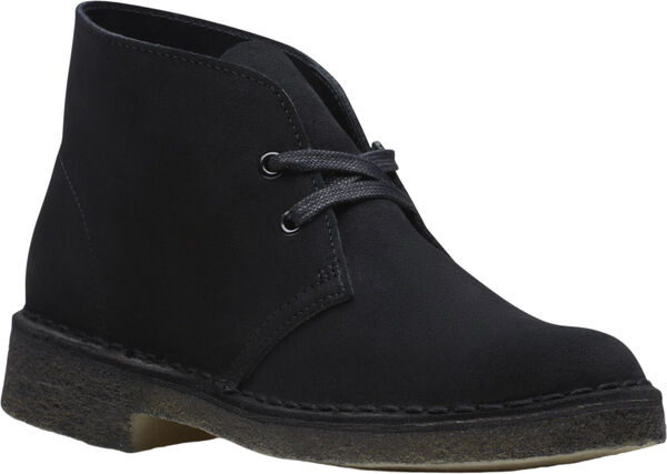 Desert Boot. Black Sde, D, 4