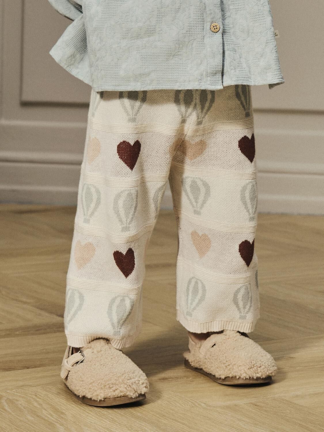 NMFLAMAI WIDE KNIT ANCLE PANT LIL