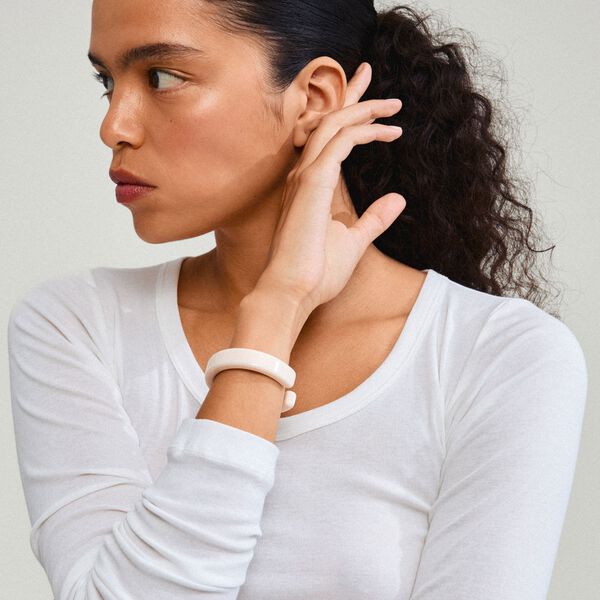ECLIPSE bangle white