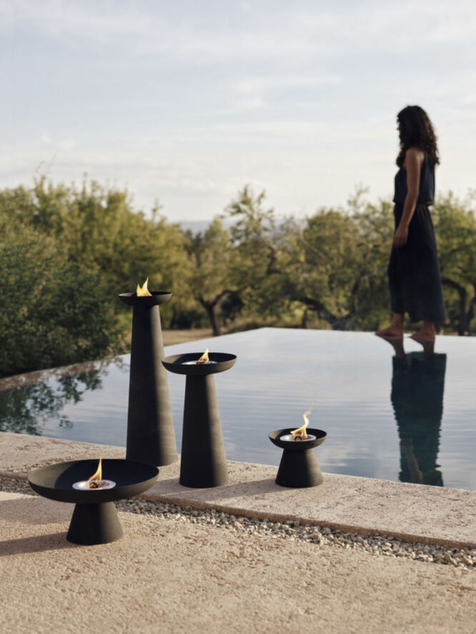 Meira Oil Lantern, H13,5, Black